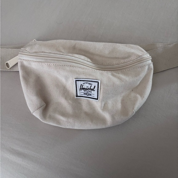 Herschel Supply Company Handbags - Herschel Supply Company white canvas belt bag crossbody bag